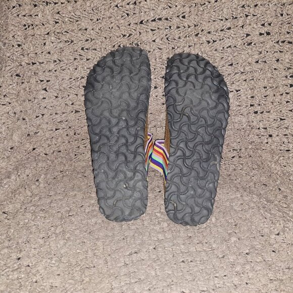 BIRKI'S/BIRKENSTOCK-Curacao II Stretch Rainbow Sandal-SZ 7-Excellent - Picture 8 of 8